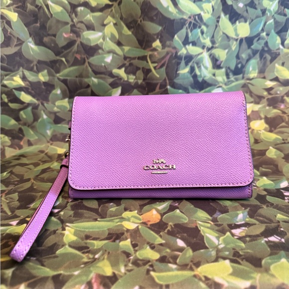 Coach Handbags - Coach Purple Women's Wristlet